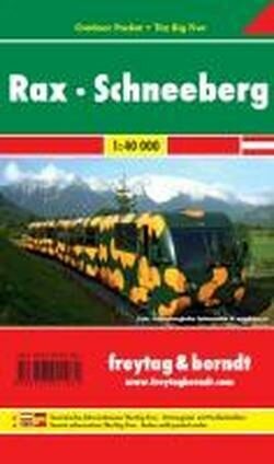WK 022 OUP Rax - Schneeberg 1:40 000 / turistická mapa (kapesní) - neuveden