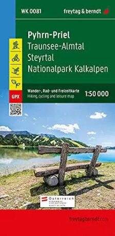 WK 0081 Pyhrn-Priel Traunsee-Almtal 1:50 000 / turistická, cyklistická a rekreační mapa - neuveden