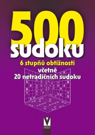 500 sudoku - fialová obálka - neuveden