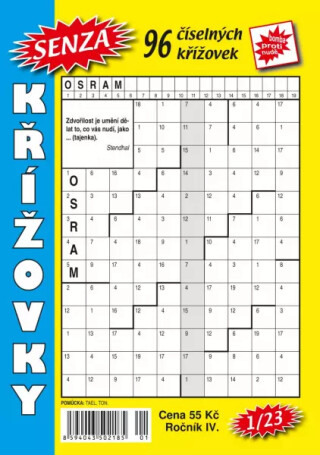Senza číselné křížovky 1/2023 - neuveden