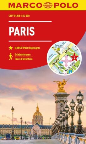 Paříž 1:12 000 / mapa města (lamino) - neuveden