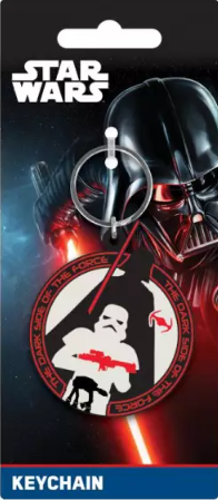 Star Wars Klíčenka gumová - Darth Vader/Stormtrooper - neuveden