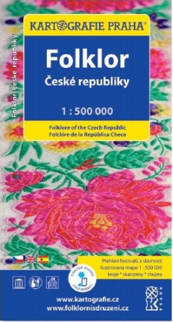 Folklor České republiky s brožurou/1:500 tis.(tematická mapa) - neuveden