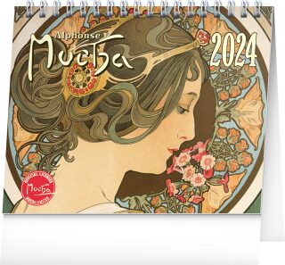 Stolní kalendář Alfons Mucha 2024 - neuveden