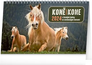 Stolní kalendář Koně - Kone CZ/SK 2024 - neuveden