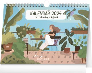 Kalendář 2024 stolní: Pro milovníky pokojovek, 30 × 21 cm - neuveden