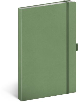 Notes Zelený, tečkovaný, 13 × 21 cm - neuveden