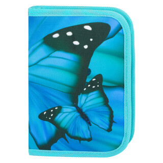 Školní penál jednopatrový Butterfly - neuveden