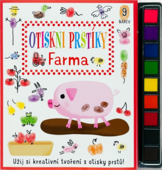 Farma - Otiskni prstíky  Stephanie Evans, ilustrace Alena Razumova - Elizabeth Golding,Alena Razumova