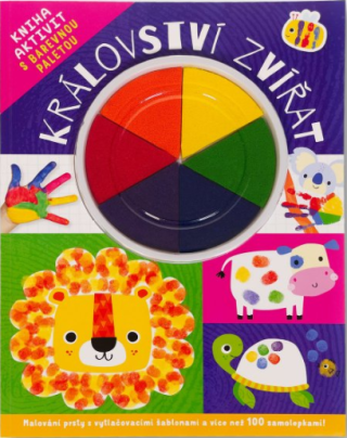 Království zvířat - Kniha aktivit s barevnou paletou - neuveden