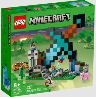 LEGO Minecraft 21244 Rytířská základna - neuveden