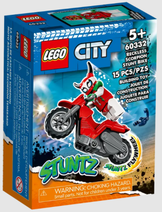 LEGO City 60332 Škorpioní kaskadérská motorka - 
