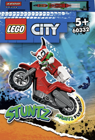 Škorpioní kaskadérská motorka - LEGO City (60332) - 