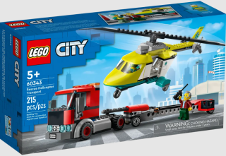 LEGO City 60343 Přeprava záchranářského vrtulníku (Defekt) - 