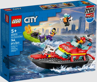 LEGO City 60373 Hasičská záchranná loď a člun - 