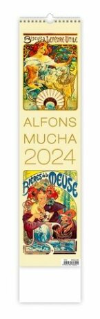 Alfons Mucha - nástěnný kalendář 2024 - neuveden