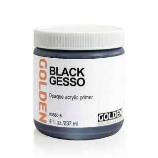 Golden 3560 Black Gesso 473ml - 