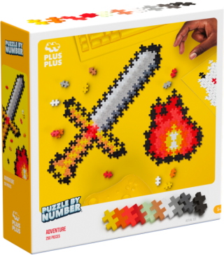 Plus-Plus Skládej podle čísel - Dobrodružství 250 ks - 