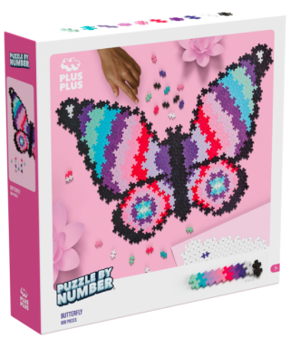 Plus-Plus stavebnice Skládej podle čísel - Motýl 800 dílků - neuveden