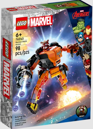 LEGO Marvel 76243 Rocket v robotickém brnění - 