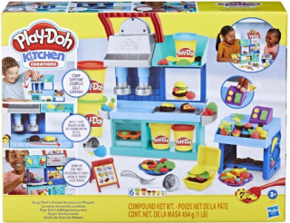 Play-Doh Modelína + set nástrojů - Hravá restaurace - 