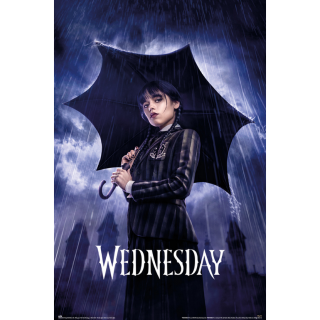 Plakát 61x91,5cm - Wednesday - Umbrella - 