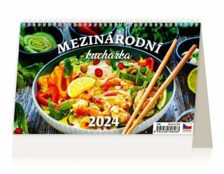 Mezinárodní kuchařka - stolní kalendář 2024 - neuveden