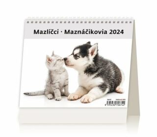 MiniMax Mazlíčci/Maznáčikovia - stolní kalendář 2024 - neuveden