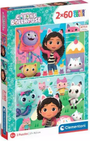 Puzzle Gábinin kouzelný domek 2x60 dílků - neuveden