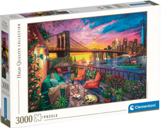 Puzzle Západ slunce nad Manhattanem 3000 dílků - 