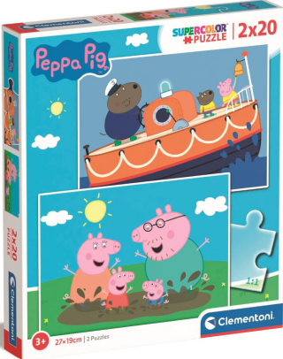 Puzzle 2x20 Peppa Pig - 
