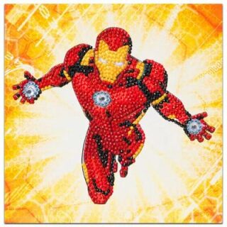 Crystal Art pohlednice Ironman - 