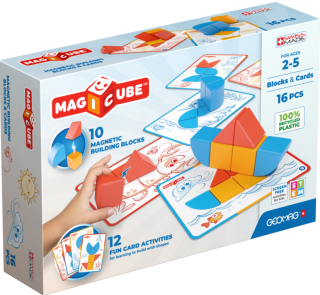 Geomag Magicube Blocks & Cards 16 dílků - 
