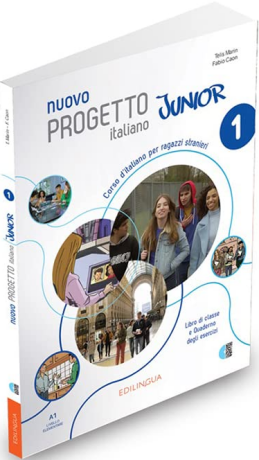 Nuovo Progetto Italiano Junior 1 Libro di classe e Quaderno degli esercizi + audio - Telis Marin,M. Dominici