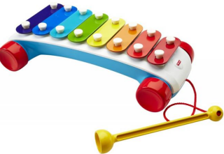 Fisher Price ZÁBAVNÝ TAHACÍ XYLOFON - 