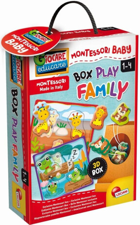 Montessori baby box family - Vkládačka mláďátka - 