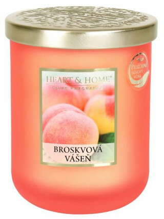 Velká svíčka - Broskvová vášeň - 