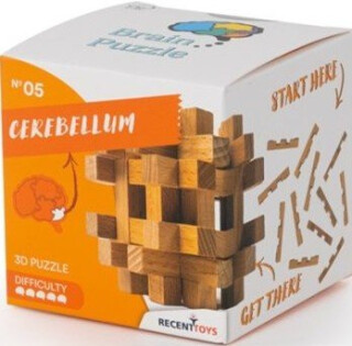 RECENTTOYS Brain Puzzle 5 - mozeček - neuveden