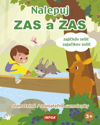 Nalepuj ZAS a ZAS - zajíčkův sešit / zajačikov zošit - snímatelné / snímateľné samolepky (CZ/SK vydanie) - neuveden