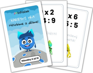 Karetní hra - Násobíme a dělíme! Násobky 6 až 10 - 
