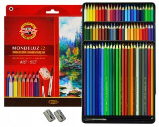 Akvarelové pastelky Mondeluz Art-set 72ks - neuveden