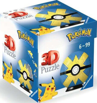 3D Puzzle-Ball: Pokémon Quick Ball 54 dílků - 