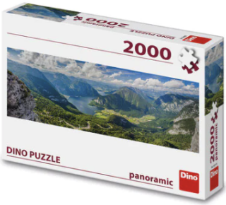 Puzzle 2000 Pohled na Alpy panoramic - 