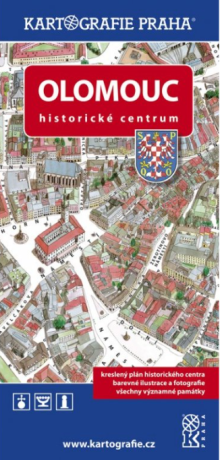 Olomouc - Historické centrum/Kreslený plán města - neuveden