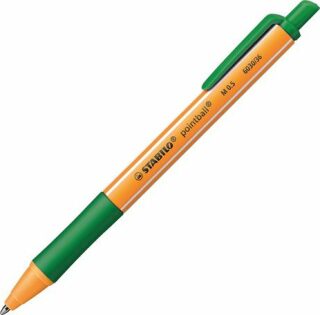 Kuličkové pero STABILO pointball zelené - neuveden