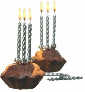 Dortové narozeninové svíčky se stojánky - 