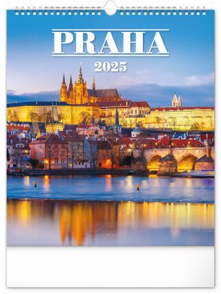 Nástěnný kalendář Praha 2025 - 