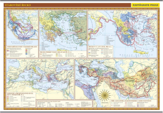 Starověké Řecko - školní nástěnná mapa/136 x 96 cm - neuveden