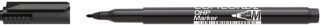 Popisovač CONCORDE OHP M, permanentní, 1-1,5mm, černá - 