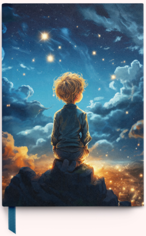 Zápisník - Malý princ a hvězdná obloha A5 - 